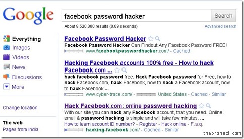 hack any facebook account free